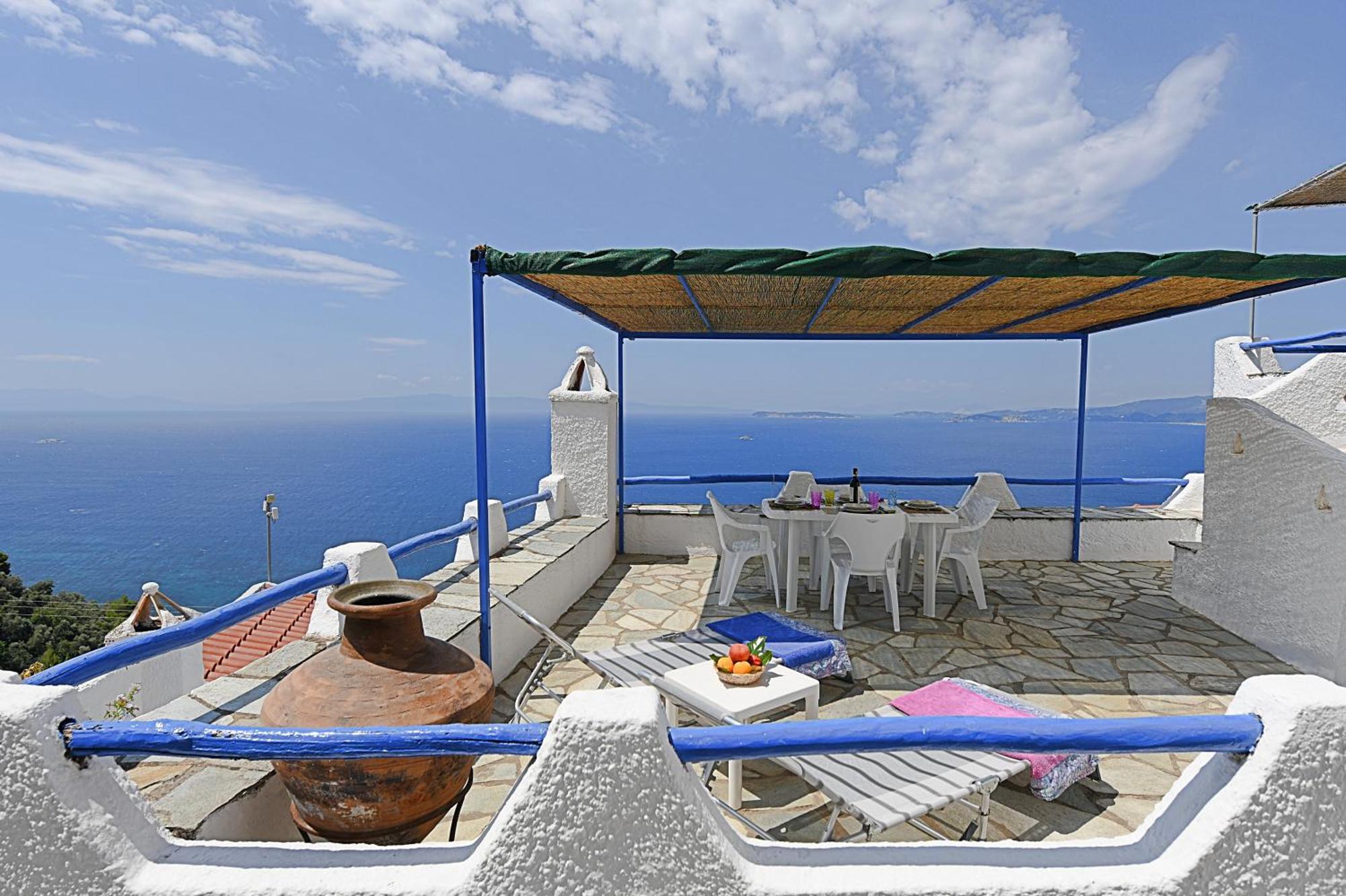 Secret Sporades Panoramic Residence Klíma Szoba fotó